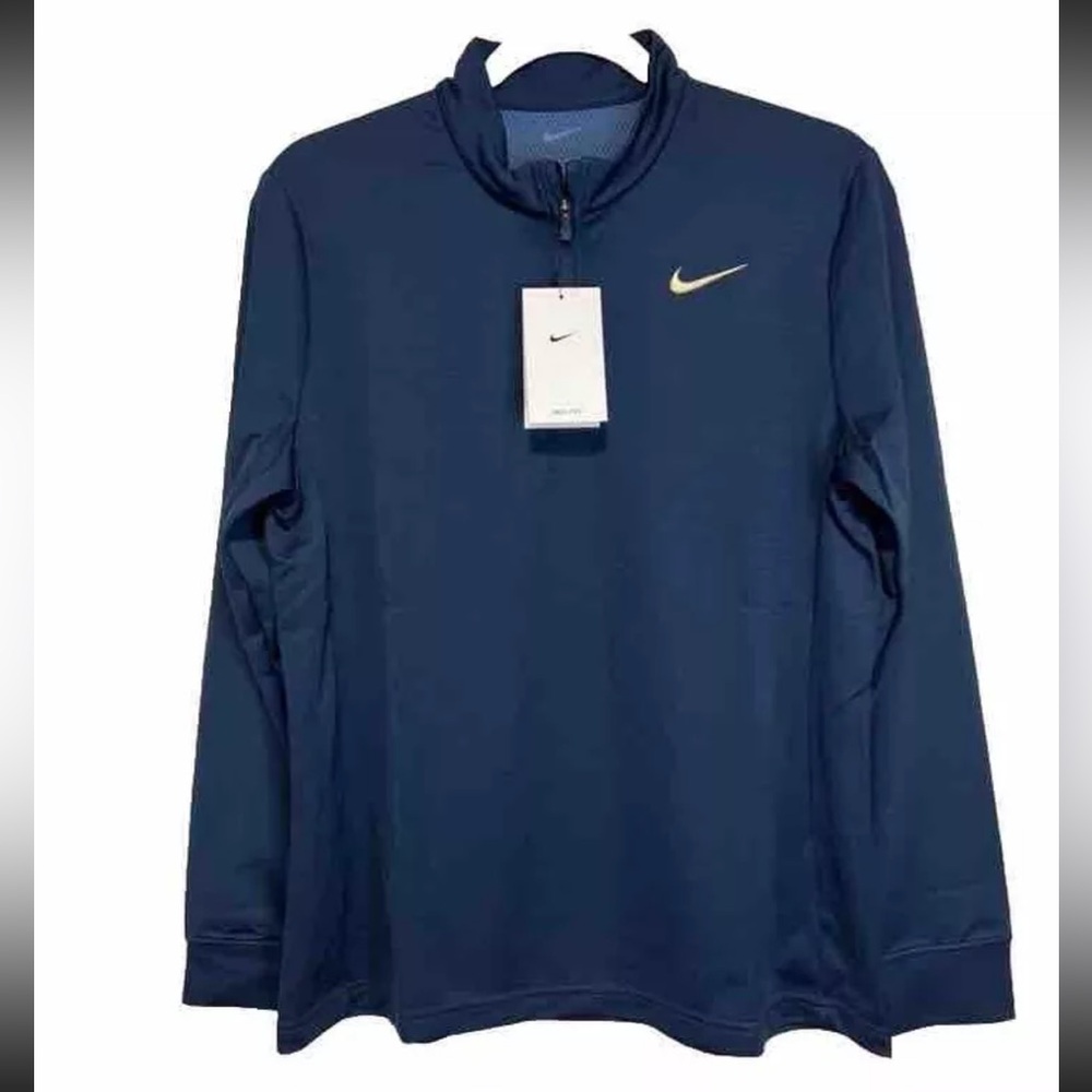 Nike Golf  Women  Dri-FIT Swift Element 1/4 Zip West Virginia Color Football L